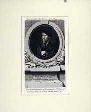 Original Old Antique Print Edwar Seymour Duke Somerset Portrait Fine Art