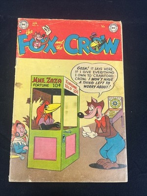 1954 The Fox And The Crow #16 GOOD+ 2.5