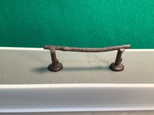 Marx 1950/60's Original Brown Plastic Western Town Hitching Post.
