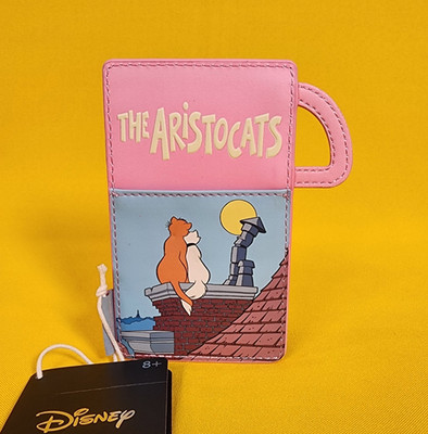 Loungefly Disney The Aristocats Movie Poster Thermos Card Holder Wallet NEW