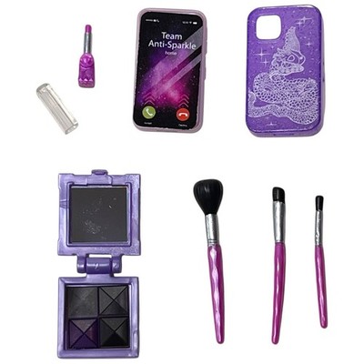 Rainbow High Shadow Monique Verbena Doll Outfit Cell Phone Case Makeup Brushes