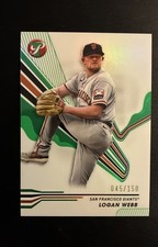 2024 Topps Pristine - Logan Webb #250 Green Refractor 45/150