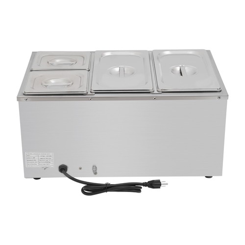 Electric Countertop Food Warmer Soup Warmer Stainelss Steel Buffet Food Warmer - Afbeelding 9 van 12
