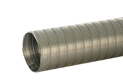 DECflex flexibles Schornsteinrohr NW150 aus Edelstahl AISI 316L / DIN 1.4435;10m