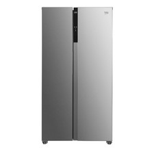 Image of Beko 532 Litre Side by Side American Fridge Freezer - Brushed Steel ASL1532PX