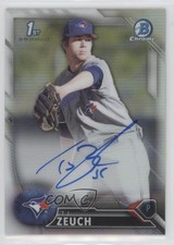 2016 Bowman Draft Chrome Pick Refractor 325/499 TJ Zeuch #CDA-TZ Auto f0v