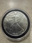 1992 U.S. Mint American Silver Eagle One Dollar 1 oz .999 Silver Coin in Capsule