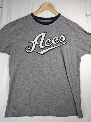 Reno Aces Minor League Baseball 47 Brand Ringer T-Shirt Mens Large Gray MiLB Tee