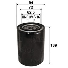 Ölfilter VALEO 586064 Anschraubfilter für AUDI VW A6 PASSAT A4 3B2 8D2 AFN 3B5