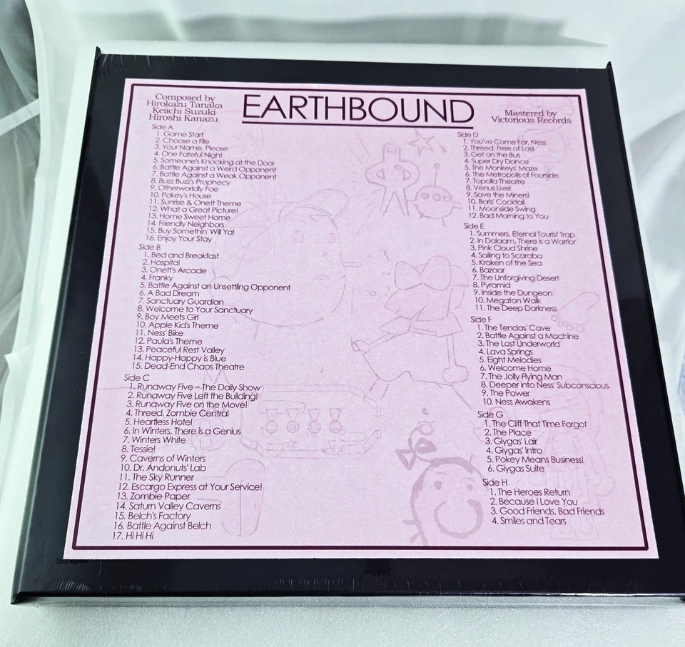 EarthBound Vinyl Box Set Soundtrack 4 LP Not Moonshake Mother 2 Nintendo Record - Image 4 of 4