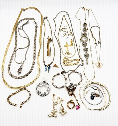 Vintage Costume Jewelry Estate Lot Wearable Craft Avon Coventry Hickok