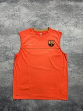Nike Barcelona FC Vintage Training Soccer Football Tank Top Jersey Shirt Size XL