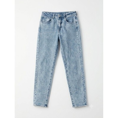 Buffalo David Bitton Margot Mom Jeans Light Wash High Rise Tapered Denim Size 27