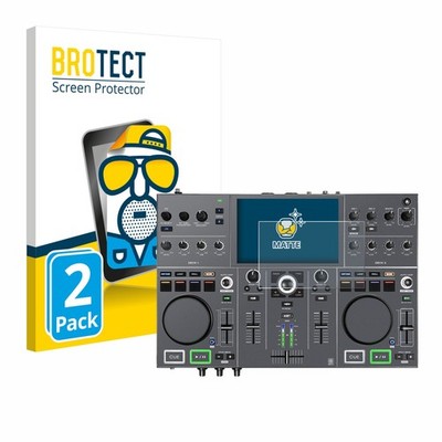 2x Schutzfolie Matt für Denon DJ Prime Go+ Displayschutz Antireflektierend