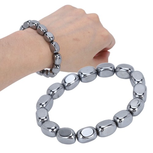 Terahertz Energiestein Armband, elastischer Faden Terahertz Heilstein Armband - Bild 2 von 7