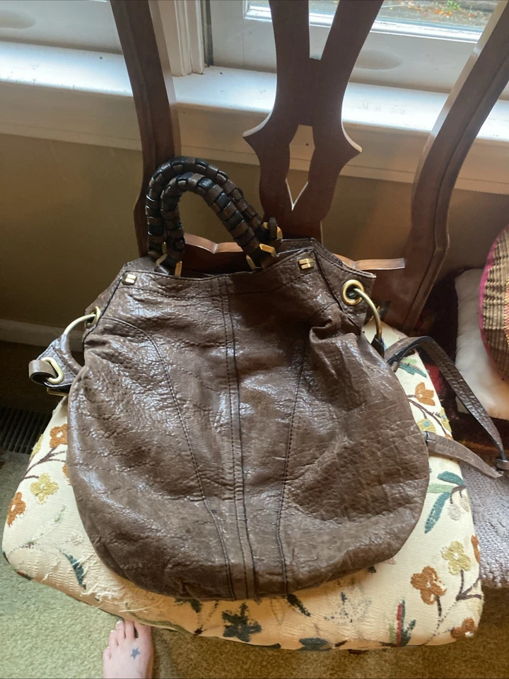 Bolso de mano de cuero Oryany Gwenn buen estado  Foto 3 de 4