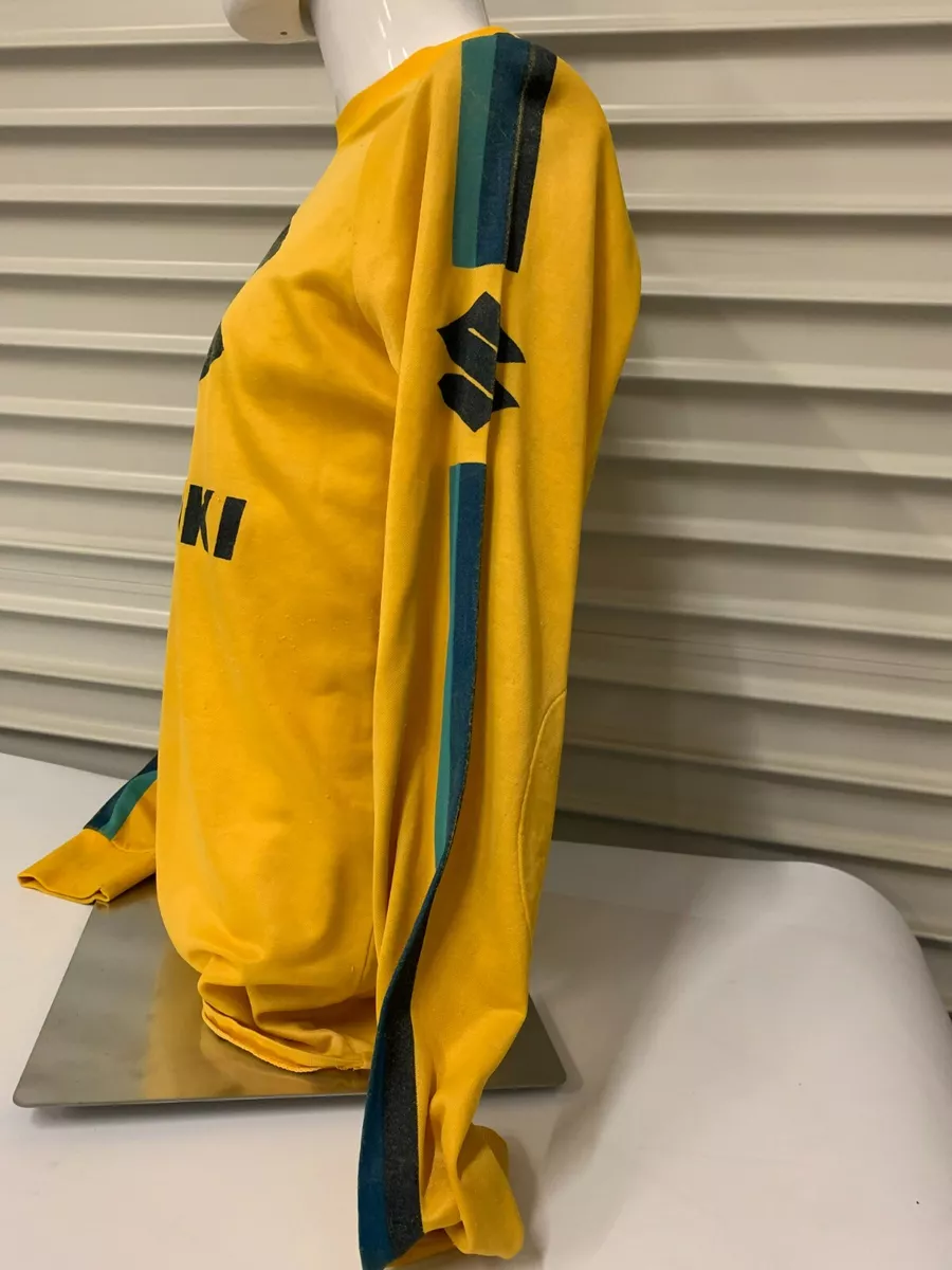 70s Suzuki Motocross Jersey S Rare Vintage Hoods Claremont