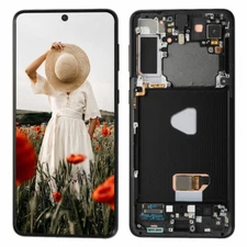 OLED For Samsung Galaxy S21 Plus SM-G996U LCD Touch Screen Digitizer Frame US