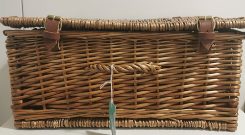 Fortnum and Mason F&M Genuine Wicker Hamper Basket 42 x 27 x 20cm - Picture 4 of 14