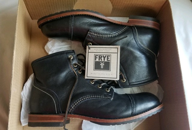 frye logan cap toe