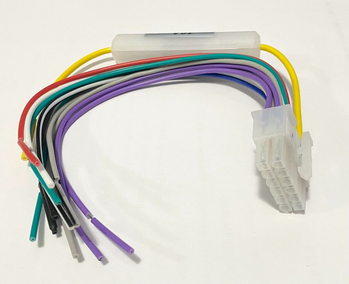 Dual 12 pin Car Audio Wiring Harness Stereo Wire Connector Dual 12 pin Car Audio Wiring Harness Stereo Wire Connector