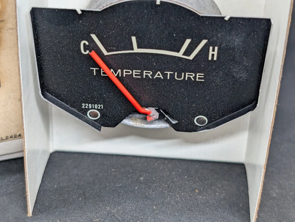 Nuevo de Lote Antiguo 1963 1964 Dodge Dart indicador de temperatura tablero cuadro de instrumentos medidor Foto 4 de 4