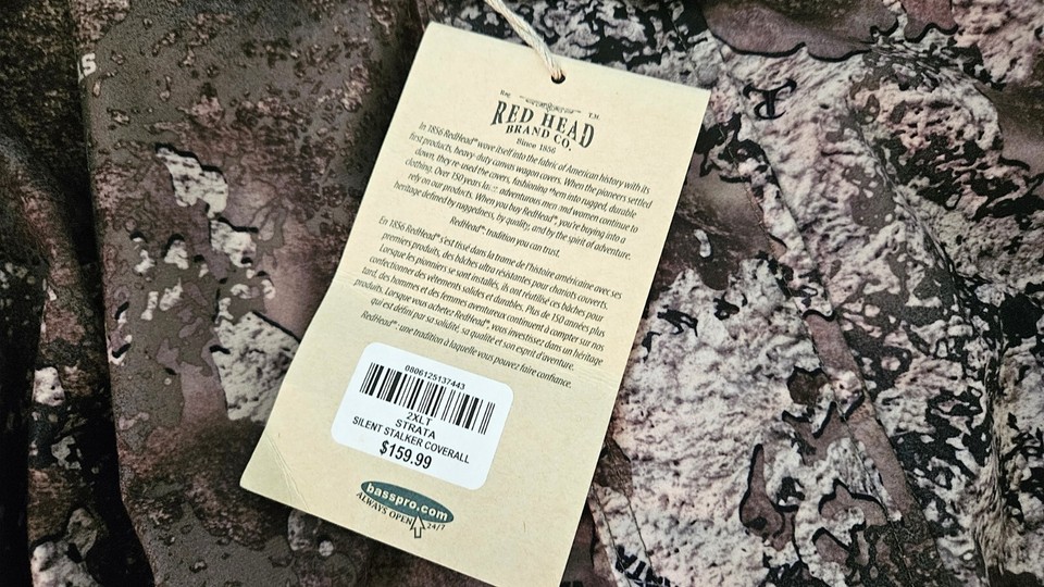 Red Head RedHead Silent Stalker Elite Coveralls for Men Camo Size 2XL