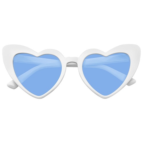 Sunglasses Heart Cat Eye Womens Retro Festival Color Tinted Lenses Cat