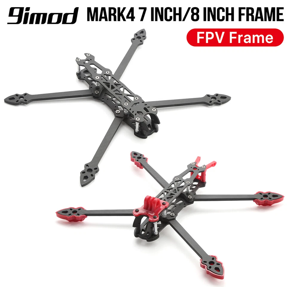 9IMOD Mark4 7" FPV Racing Drone 295mm Carbon Fiber Frame RC Quadcopter Parts - Image 4 of 4