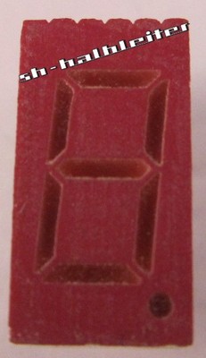 20 Stück LTS367HR LITEON -  1 Digit - LED 7-Segment Anzeige 9,14mm ROT - 20pcs