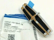 2013-2016 Lincoln MKS passenger front fender chrome black Star Logo Emblem OEM