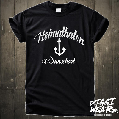 HEIMATHAFEN WUNSCHORT | ANKER | ZUHAUSE HIPSTER NERD KULT FUN SHIRT S-5XL