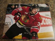 SIMON KNAK SIGNED 8X10 MATTE PHOTO TEAM SWISS PORTLAND WINTERHAWKS (A)