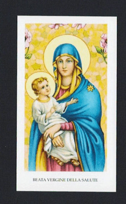 santino-holy card Madonna EGIM no. 166 Blessed Virgin of Health