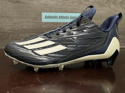adidas Adizero 12.0 Football Cleats Navy Blue White Men display picture 2