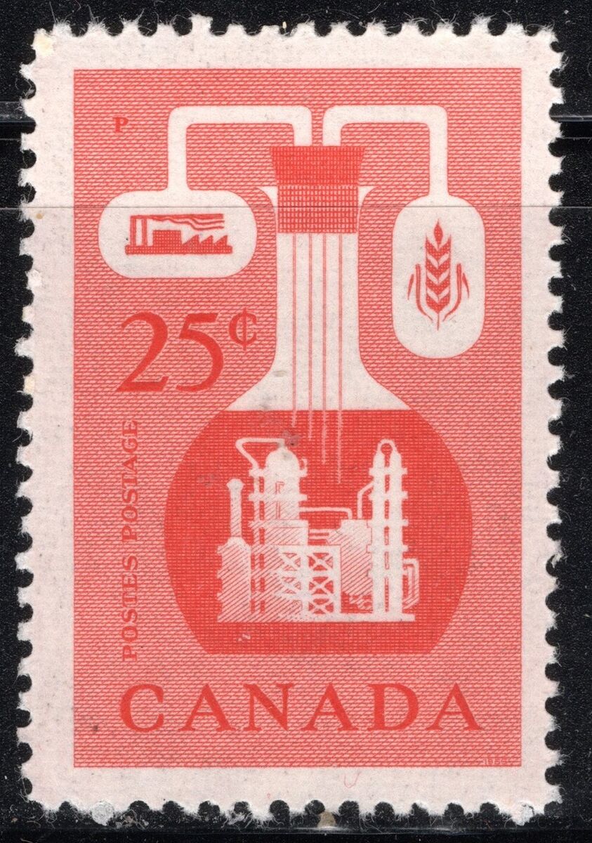 Canada Stamp Scott #363, 25c, Chemical Industry, OG, MNH Canada Stamp Scott #363, 25c, Chemical Industry, OG, MNH