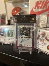 2021 Kenneth Gainwell Eagles Panini Prizm Rookie Ticket #139 6/21 DCI 10 0001