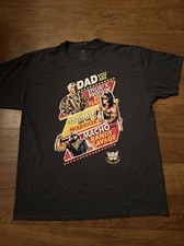 Men’s Shirt WWE Legends T Shirt Ric Flair Ultimate Warrior Macho Man Size XL