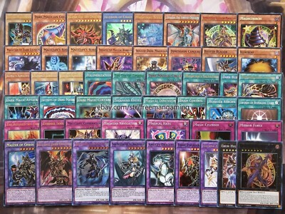 #ad #ad Yu Gi Oh Complete Dark Magician Deck 49 Cards Yami Yugi Muto Slife Extra Bonus $69.99