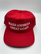 Vintage Make America Great Again Trump Cali Fame Red Snapback Hat Cap
