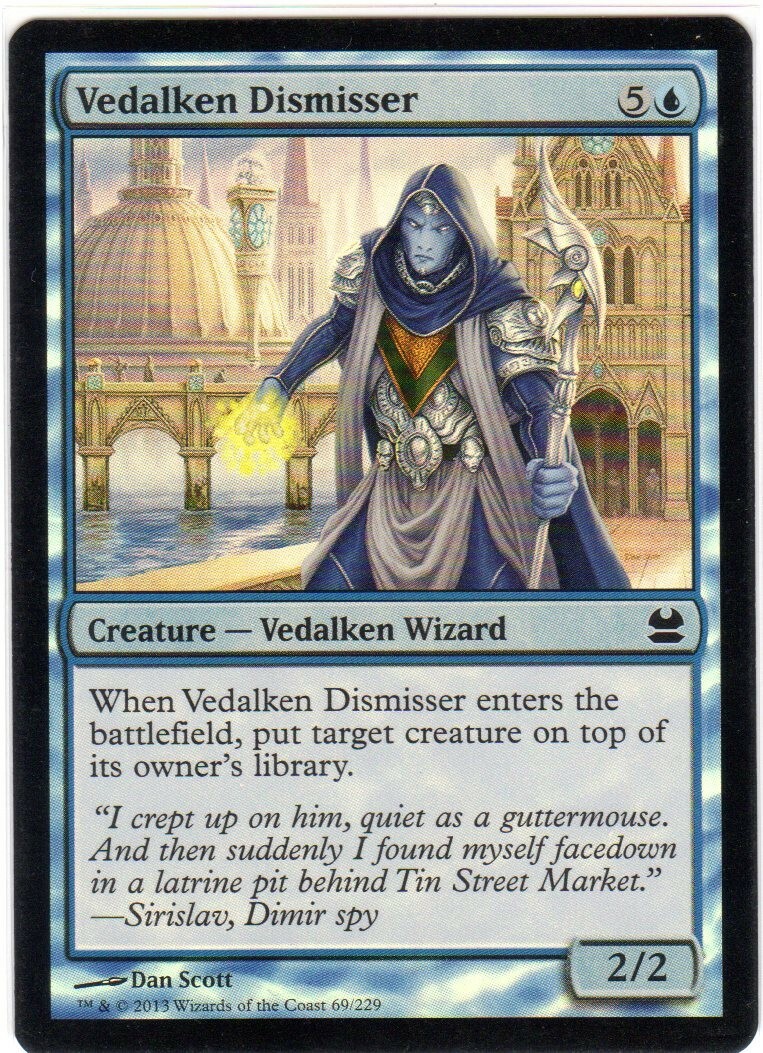MTG Modern Masters 2013 Vedalken Dismisser #69 Foil Rare MMA