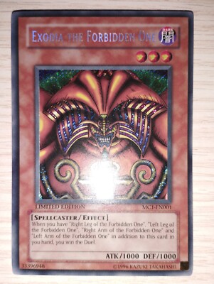 Yu-Gi-Oh! EXODIA COMPLETE SET MC1 + LOB (5 cards) | eBay