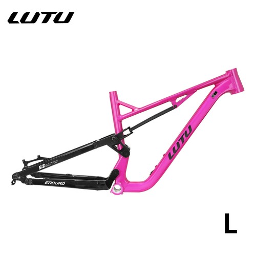 LUTU 27.5/29" Full Suspension Mountain Bike Frame M/L Size with DNM RCP-2S Shock - Picture 25 of 26
