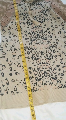 Tribal Animal Print Sweater Dress Large - Picture 4 of 5