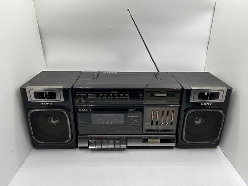 Sony Stereo AM/FM Radio Boombox Cassette-Corder CFS-1000 For Parts