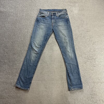 LEVI'S 511 Jeans Herren Hose W30 L32 Slim Fit Straight Vintage 28119 Blau Denim