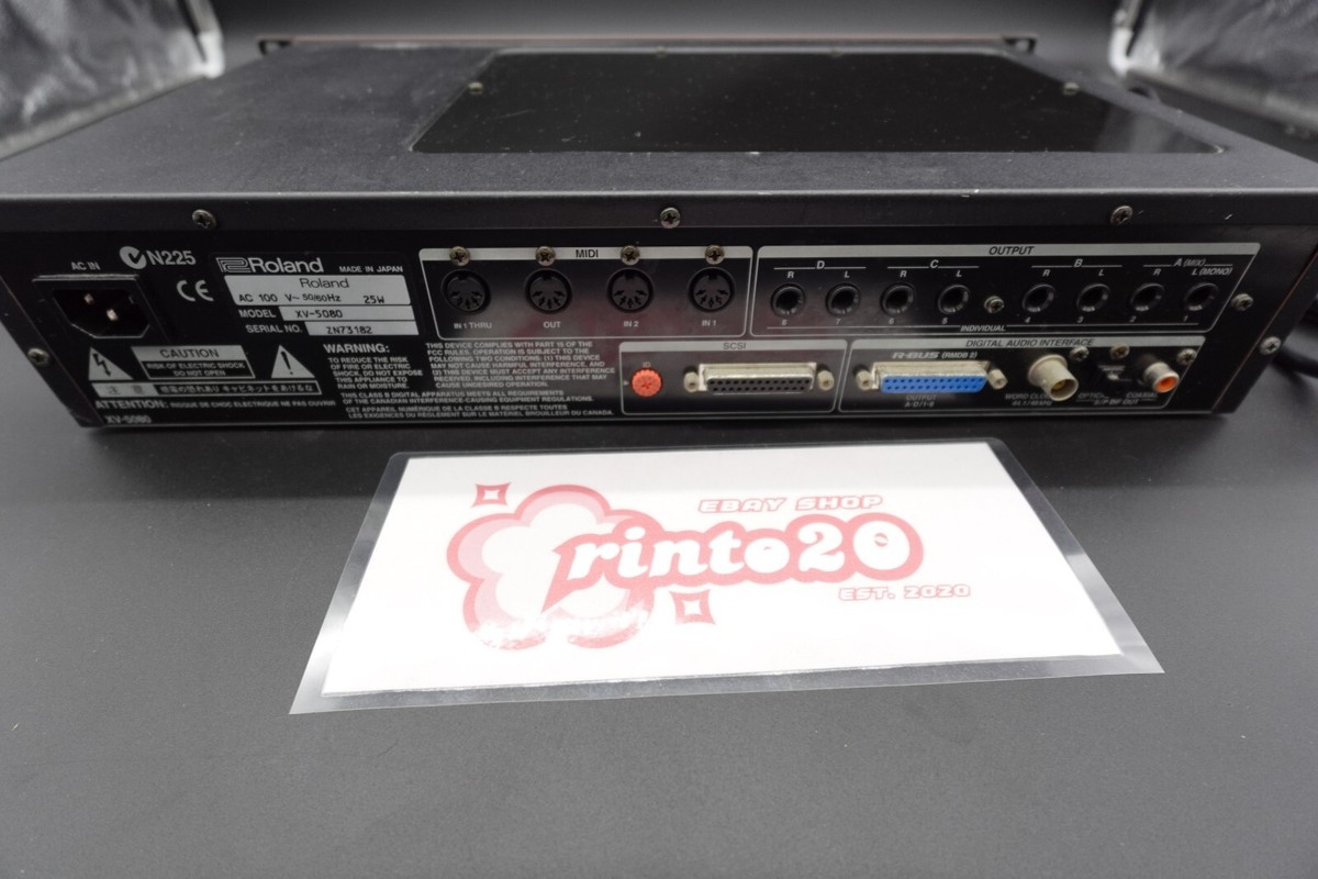 Roland XV-5080 128-Voice Synthesizer Module With Power Cable