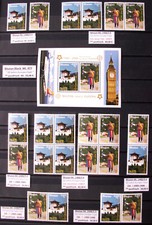 Bhutan Kollektion 2488/9 ** postfrisch. Block-Paare-Zdr. 50 J. Europa-Cept. 280€