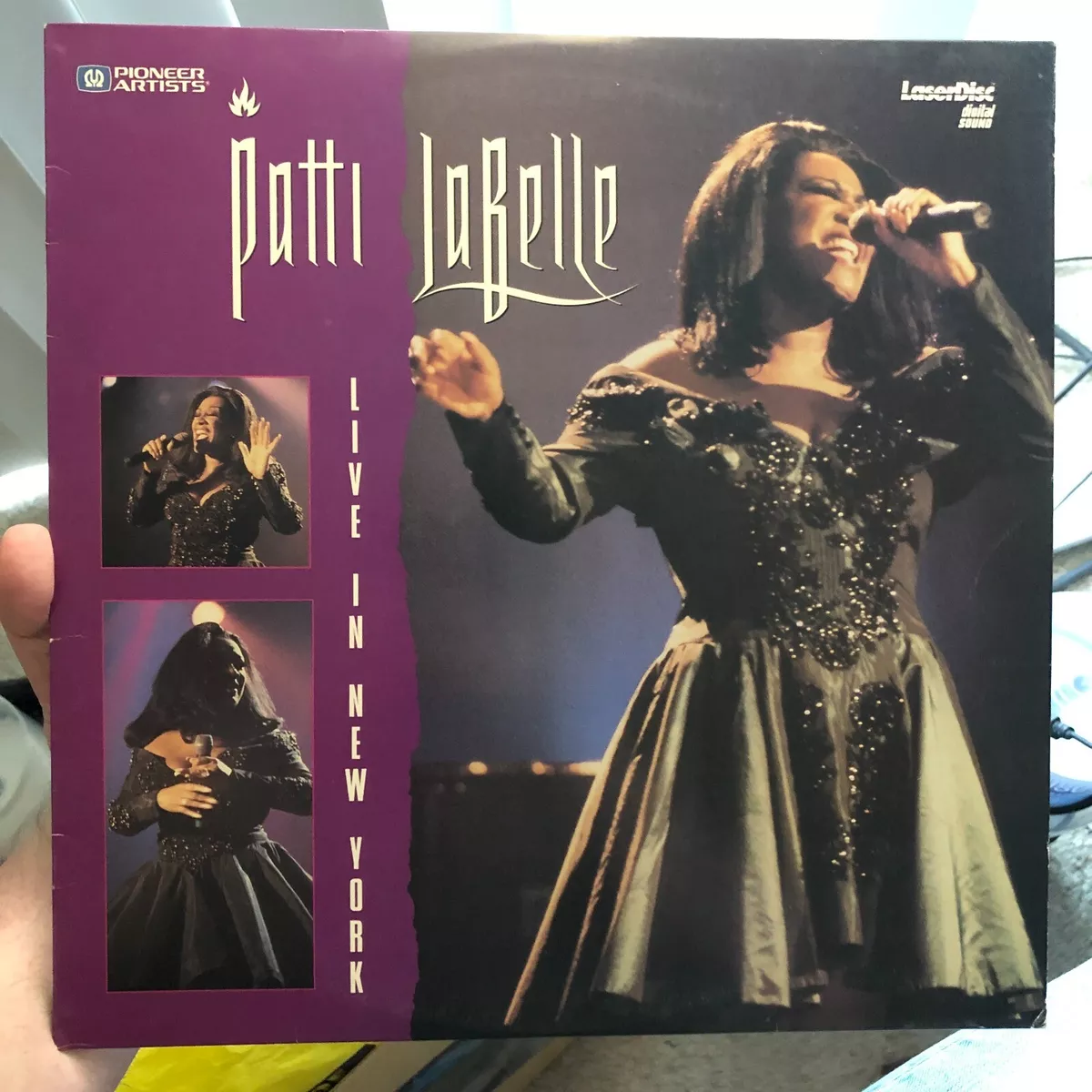 VIDEO LOOK! PATTI LABELLE LIVE IN NEW YORK 1991 LD DVD Laserdisc concert RARE