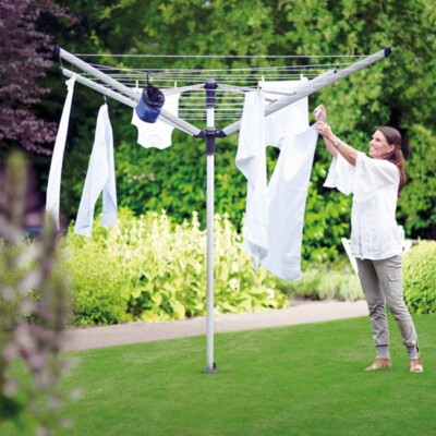 Base Brabantia Washing Lines Brabantia Essential Rotary Outdoor - Main Image